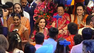 LIVE  Anant Ambani amp Radhika Merchant Wedding Mameru Ceremony At Mukesh Ambanis House Antilia [upl. by Dyun]