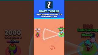 Spikes New THORNS Trait Concept brawlstars [upl. by Noiraa360]