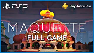 MAQUETTE Full Game  All Puzzle Solutions Walkthrough Gameplay PS5 [upl. by Kohsa]