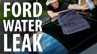 A Mondeo water leak and removing the rear wiper arm amp grommet [upl. by Gram59]