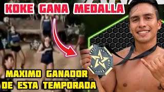 INCREIBLE⚡ KOKE GUERRERO GANA 1 NUEVA MEDALLA Y ES EL MÁXIMO GANADOR DE MEDALLAS EN EXATLON MÉXICO [upl. by Lontson602]