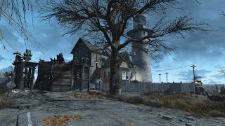 My Kingsport Lighthouse No Mods Settlement Build Fallout 4 No Commentary [upl. by Anrahs]