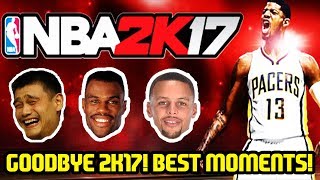 GOODBYE NBA 2K17 MYTEAM YEAR IN REVIEW BEST MOMENTS [upl. by Ardin]