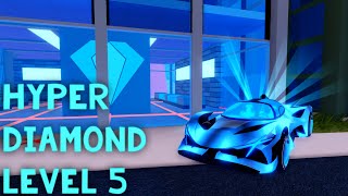 GETTING HYPERDIAMOND LEVEL 5 IN ROBLOX JAILBREAK [upl. by Koa]