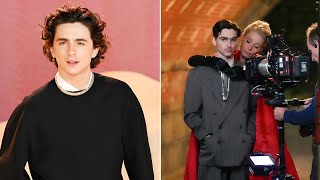 Timothée Chalamet Surprises Fans by Crashing His Own Lookalike Contest in NYC [upl. by Newbold]