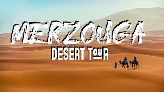 Merzouga Desert Tour l Sahara Of Morocco Video Camel Ride【HD】🇲🇦 [upl. by Atisusej]