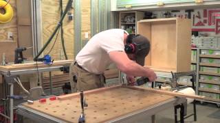 Building Kitchen Cabinets part 20 Making face frames for the wall cabinets [upl. by Noitsuj336]