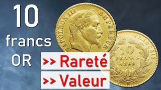 Pièces de 10 francs or rareté et valeur [upl. by Clemmy441]