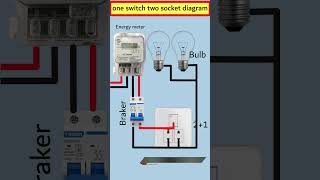 How to Control Two Bulbs with One Switch Wiring Guide with Two Sockets [upl. by Sigsmond]