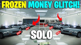 SOLO FROZEN MONEY GLITCH IN GTA 5 ONLINE AFTER PATCH [upl. by Goggin]