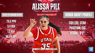 2024 WNBA Draft Scouting Report  Alissa Pili [upl. by Roselyn]