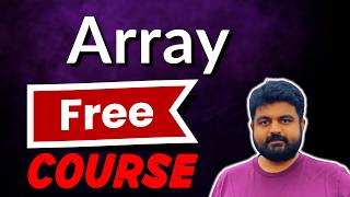 Array Full Course  25 Top Interview Questions [upl. by Oakie]