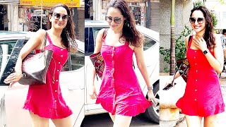 Actress Pragya Jaiswal With Stunning Looks Spotted At Bandra  Pragya Jaiswal Latest Video [upl. by Goddard]