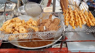 Filipino Street Food  Atay Isaw and Calamares [upl. by Benji]