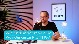 So zündest du Wunderkerzen RICHTIG an 🎇🔥 [upl. by Kcirrad]