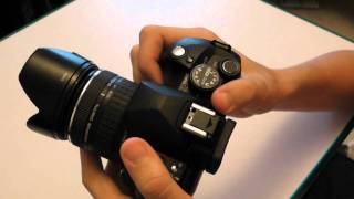 Olympus E520 DSLR Camera Unboxing and Overview [upl. by Bartie]