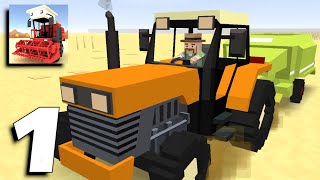 Blocky Farm Racing  Gameplay Part 1 AndroidiOS [upl. by Arlina]