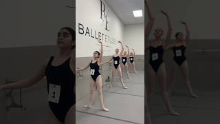 Pliés at the barre  Ballet Etudes Academy [upl. by Pacien]