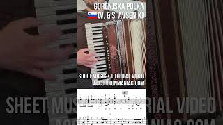 Sheet music Gorenjska Polka  Klarinetten Polka V amp S Avsenik [upl. by Mills]