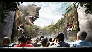 JURASSIC WORLDTHE RIDE  UNIVERSAL STUDIO  TOUR  USA  CALIFORNIA [upl. by Acinorev]