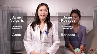 Diagnosing Acne vs Rosacea Stanford Medicine 25 [upl. by Namruht83]