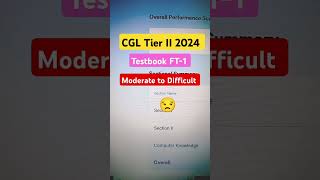 CGL 2024 Tier II Moderate to Difficult Testbook FT1✅ssc ssccgl ssccgl2024 testbook [upl. by Nnayelhsa940]