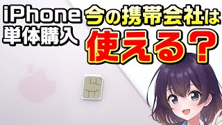 【iPhone15対応】単体購入したiPhoneで今の携帯会社を使う方法 [upl. by Jessamine462]