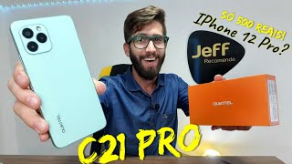 Só 500 reais OUKITEL C21 PRO 4GB64GB CÓPIA DO IPHONE 12 PRO 😱 UnboxingReview [upl. by Anitak]