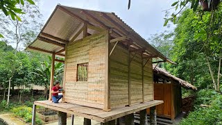 How to decorate house walls with wooden panels  Dream house  Phùng Thị Chài [upl. by Sonafets]