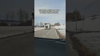 container side loader or lifter trailer truck shortvideo short shorts [upl. by Lovmilla]