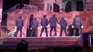 Jabbawockeez FRONT amp CENTER  Scion Night at Knotts Scary Farm 2009 Part 2 [upl. by Ainolopa]