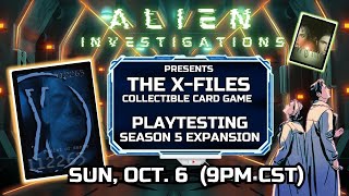 Episode 85 “More Trials” The XFiles Collectible Card Game CCG  1996  Gameplay  Playtest [upl. by Carine245]