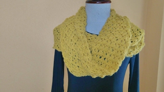 BUFANDA GANCHILLO INFINITACROCHET INFINITY SCARF [upl. by Ekez]