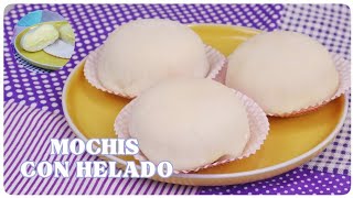 Cómo hacer Mochis con heladoDulce japonésReceta fácil 🍡🍦 [upl. by Marla426]