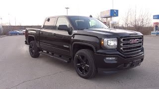 2017 GMC SIERRA 1500 SLE CREW CAB quotELEVATION EDITIONquot  Onyx Black [upl. by Twila529]