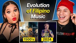 Waleska amp Efra React to The Evolution of Filipino Music [upl. by Clarisa]