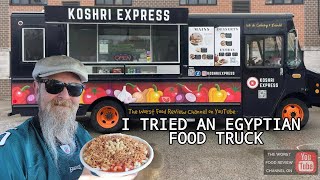 Koshari Express Egyptian Food Truck honestfoodreviews foodie 519 [upl. by Sualocin]