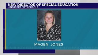 Kingsport City Schools names Magen Jones Director of Special Education [upl. by Lolande]