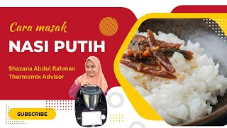 Cara masak nasi kukus menggunakan thermomix [upl. by Aloek742]