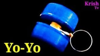 How to make yoyo with bottle at home bottlecap ytshorts shorts [upl. by Spratt]