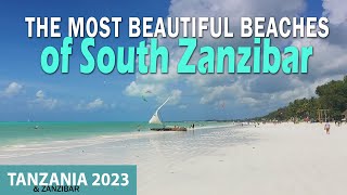 Most beautiful beaches of South Zanzibar  Paje  Jambiani  Kizamkazi [upl. by Cannell]