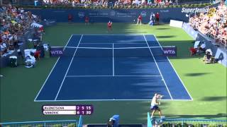 Ana Ivanovic vs Svetlana Kuznetsova Cincinnati 2014 Highlights [upl. by Lemay260]