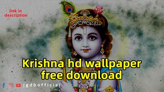 krishna hd wallpaper free download  jgdbofficial [upl. by Coppins]