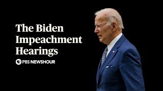 WATCH LIVE The Biden Impeachment Hearings  Day 1 [upl. by Wyck278]