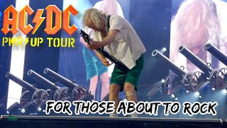 ACDC  FOR THOSE ABOUT TO ROCK  Dresden 16062024 quotPOWER UPquotTour [upl. by Julita]