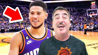 I Surprised My Dad With Devin Booker Suns vs Clippers game [upl. by Vale607]