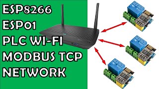 How to Build ESP8266 ESP01 WIFI Relay Network  Home Automation [upl. by Hillard]