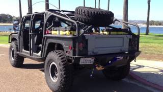 hummer h1 hmmwv humvee custom ATRV [upl. by Airdnassac]