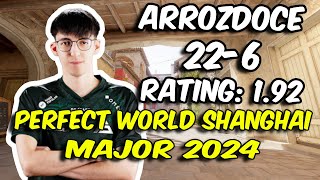 CS2 POV  SAW arrozdoce 226 vs Permitta Inferno Perfect World Shanghai Major 2024 EU RMR CQ A [upl. by Bum]