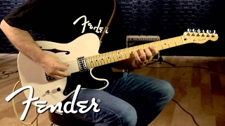 Fender Cabronita Tele Thinline Demo  Fender [upl. by Nagaem586]